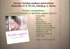 Paskaita Alytaus Trečiojo amžiaus universitete